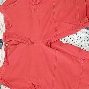 Red Polo Cargo Shorts